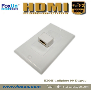 HDMI Wall Plate Single Port Adapter (female to femle)